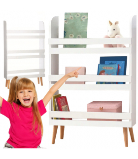 Regał na zabawki i książki szafka stojąca z 3 półkami Ruhhy 26440 18316