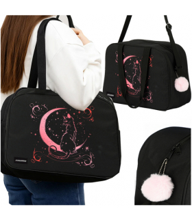 Torba szkolna na ramię sportowa młodzieżowa na basen + breloczek pojemna 13L Kruzzel 26516 18336