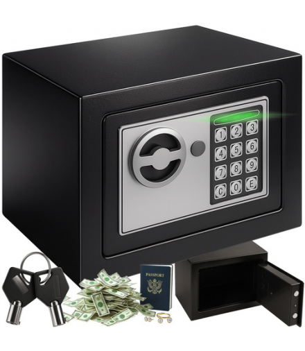 Sejf z szyfrem, domowy z zamkiem elektronicznym, Ruhhy 26101 18313