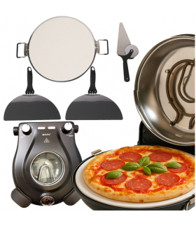 Piec do pizzy elektryczny domowy piecyk do pieczenia z akcesoriami Ruhhy 26050 18334