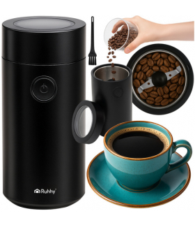 Młynek do mielenia kawy elektryczny, 150W, czarny Ruhhy 26219 18331