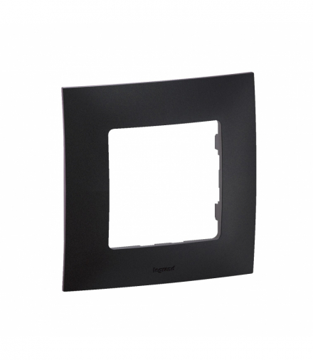 NOWE NILOE - RAMKA POJEDYNCZA CZARNA (BLACK) LEGRAND NP111BK