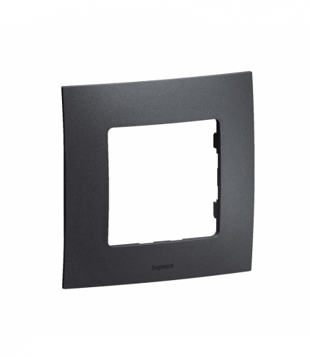 NOWE NILOE - RAMKA POJEDYNCZA GRAFITOWA (DARK GREY) LEGRAND NP111GR