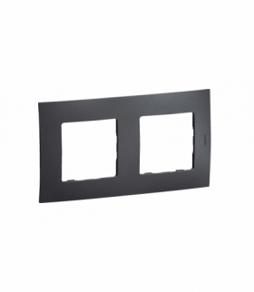 NOWE NILOE - RAMKA PODWÓJNA GRAFITOWA (DARK GREY) LEGRAND NP112GR