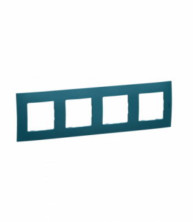 NOWE NILOE - RAMKA POCZWÓRNA TURKUSOWA (MASTIC) LEGRAND NP114MA