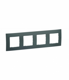 NOWE NILOE - RAMKA POCZWÓRNA OLIWKOWA (OLIVE GREEN) LEGRAND NP114OL