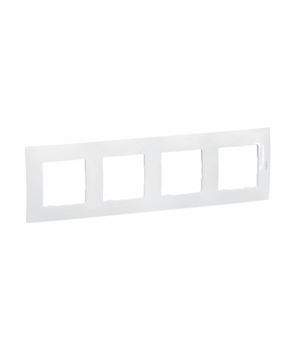 NOWE NILOE - RAMKA POCZWÓRNA BIAŁA (WHITE) LEGRAND NP114WH