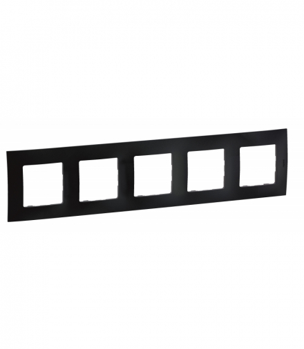 NOWE NILOE - RAMKA PIĘCIOKROTNA CZARNA (BLACK) LEGRAND NP115BK