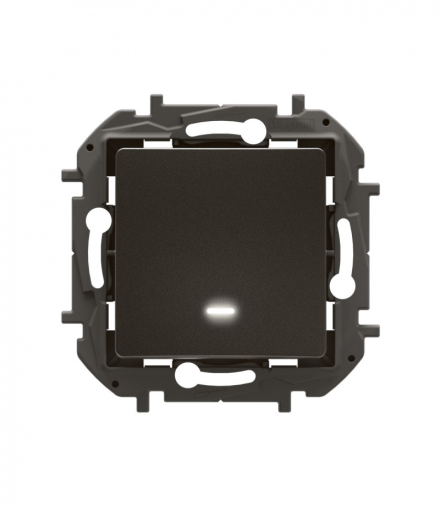 NOWE NILOE - ŁĄCZNIK JEDNOBIEGUNOWY PODŚWIETLANY 10 AX CZARNY LEGRAND NP2111BK