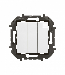 NOWE NILOE - ŁĄCZNIK POTRÓJNY 10 AX BIAŁY LEGRAND NP2130WH