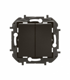 NOWE NILOE - ŁĄCZNIK SCHODOWY PODWÓJNY 10 AX CZARNY LEGRAND NP2220BK