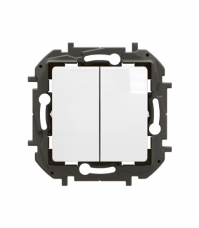 NOWE NILOE - ŁĄCZNIK SCHODOWY PODWÓJNY 10 AX BIAŁY LEGRAND NP2220WH