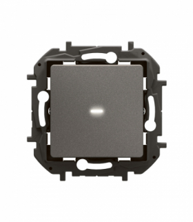 NOWE NILOE - ŚCIEMNIACZ PRZYCISKOWY Z N 150 W STALOWY LEGRAND NP2410MG