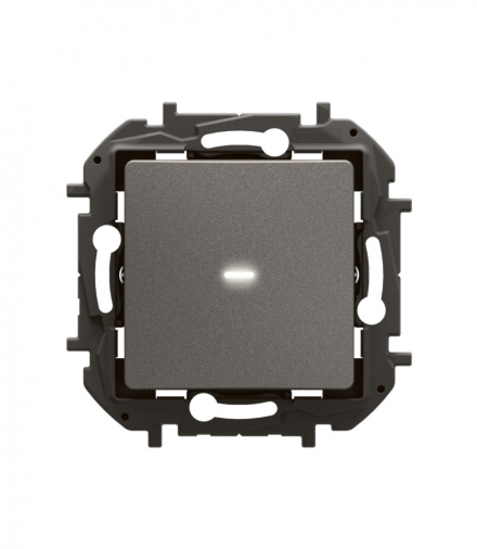 NOWE NILOE - ŚCIEMNIACZ PRZYCISKOWY Z N 150 W STALOWY LEGRAND NP2410MG