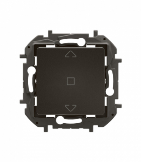 NOWE NILOE - PRZYCISK BEZPOŚREDNIEGO STEROWANIA ROLETAMI 6 A CZARNY LEGRAND NP2611BK