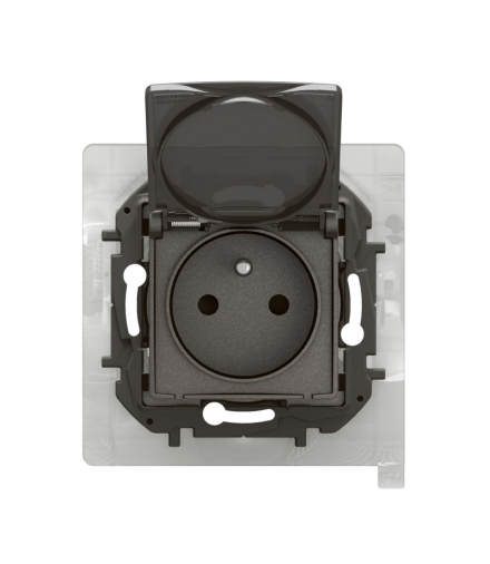 NOWE NILOE - GN 2P+Z Z PRZESŁONĄ IP44 ZACISKI AUTOMATYCZNE 16A-250V~ STALOWE LEGRAND NP3108MG