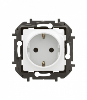 NOWE NILOE - GN SCHUKO 2P+Z PRZESŁONA ZACISKI AUTOMATYCZNE 16A - 250V~ BIAŁE LEGRAND NP3120WH