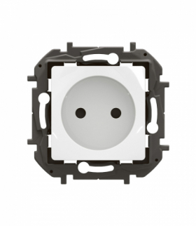 NOWE NILOE - GNIAZDO SCHUKO 2P Z PRZESŁONĄ, ZACISKI ŚRUBOWE 16A -250V~ BIAŁE LEGRAND NP3199WH