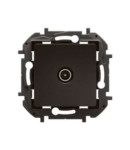 NOWE NILOE - GNIAZDO TV KOŃCOWE TYPU GWIAZDA 1,5 DB CZARNE LEGRAND NP4103BK