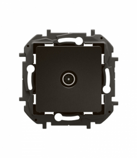 NOWE NILOE - GNIAZDO TV ZAKOŃCZENIOWE - MĘSKIE 10 DB CZARNE LEGRAND NP4104BK