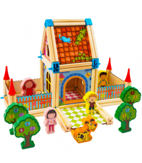 Klocki konstrukcyjne dom 268 elementów Kruzzel 26452 18357