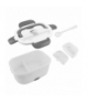 Lunchbox podgrzewany do 50°C, 1.1L, 40W, 230V, 23x17x10cm, biało-szary ATL AG479G