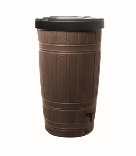 Pojemnik na deszczówkę WOODCAN 265L, 113x65cm, brąz Prosperplast CEN-91532