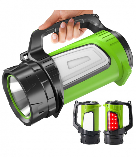 Latarka LED 3w1 Maclean, funkcja powerbanku, 3 tryby świecenia, 5W XM-L-T6, Cold White 6500K, 3,7V 3x18650, 4500mAh, MCE345 Maclean CEN-78087