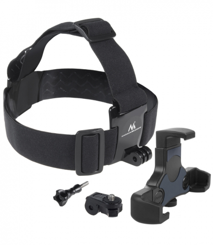 Sportowa opaska na głowę Maclean, obrotowa, do telefonu, aparatu, kamer GoPro i innych, uniwersalna, MC-448 Maclean CEN-81124