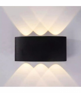 Lampa ścienna kinkiet góra-dół, 4500K neutralna biel, 6W, 600lm, 17x8x4cm ATL ZD90