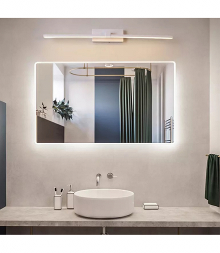 Biała lampa nad lustro 60cm LED, 12W, 1000lm, neutralna biel 4000K, ATL ZD122A