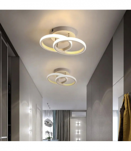 Lampa żyrandol, plafon LED 20W, neutralna biel 4000K, biała ATL ZD110A