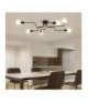 Lampa sufitowa, 6 ramion E27, czarna ATL ZD74F