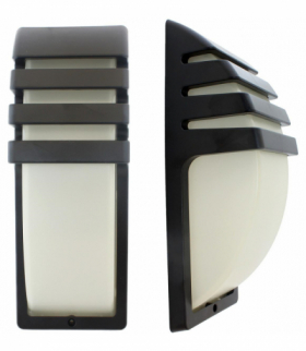 Lampa kinkiet ogrodowy E27, czarne ATL ZD31A