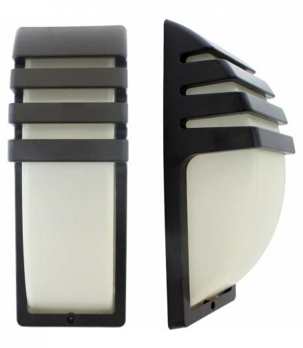 Lampa kinkiet ogrodowy E27, czarne ATL ZD31A