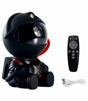 Projektor astronauta gwiazda, 5W, USB czarny ATL AK235C