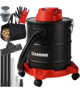 Odkurzacz przemysłowy bezworkowy do kominka popiołu gruzu pieca grilla 20L ODK013-20L Kaminer 26241 18361