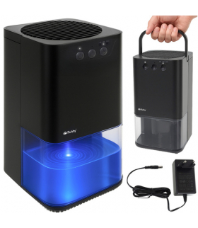 Osuszacz powietrza, pochłaniacz wilgoci z podświetleniem LED i timerem czarny Ruhhy 26494 18366