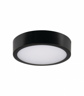 Plafoniera LED, hermetyczna IP66, DABER 8-13W, 1490lm, CCT - 3000/3500/4000K, B czarny Gwarancja 5 lat Kanlux 39022