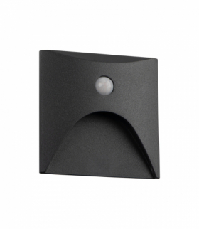 Oprawa przyschodowa LED EXIN LED PIR L GR-WW, 3000K, szary Kanlux 39131