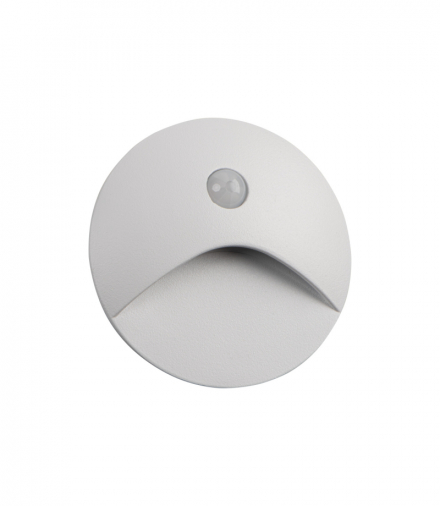 Oprawa przyschodowa LED EXIN LED PIR O W-WW, 3000K, biały Kanlux 39123