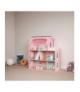 Domek dla lalek drewniany duży, oświetlenie LED + mebelki i akcesoria, 3 poziomy, Kruzzel 26364 18406
