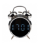 Budzik elektroniczny, zegar cyfrowy, Retro, głośny i wyraźny, klasyk, stojący, LED Izoxis 26337 18332