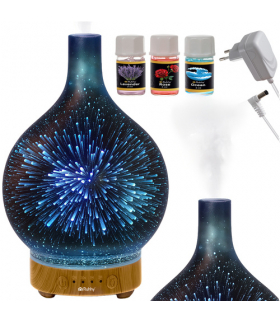 Nawilżacz powietrza ultradźwiękowy, dyfuzor zapachowy 200ml Ruhhy 26682 18402