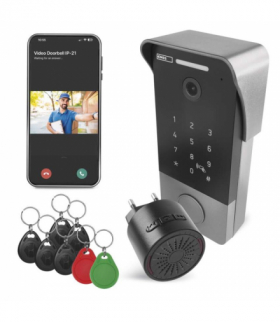 GoSmart Dzwonek wideo bezprzewodowy IP-21 PoE z klawiaturą EMOS H4034