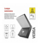 Lampa LED naścienna Garden VEREA solarna, ciepła biel, max 460 lm, IP44, PIR EMOS ZGK044S