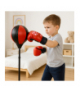 Zestaw bokserski dla dzieci, worek treningowy, gruszka i rękawice do boksu + pompka 3w1 Iso Trade 26094 18478