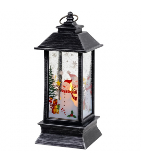 Lampka LED lampion na baterie, latarenka świąteczna, dekoracja na Święta, srebrna ozdoba Ruhhy 26755 18432