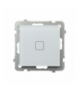 SONATA TOUCH ŁPDT-1RS/m/78 Łącznik dotykowy jednobiegunowy z podświetleniem + WiFi Białe szkło szronione Ospel