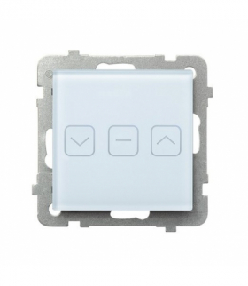 SONATA TOUCH ŁPDT-7RS/m/31 Łącznik dotykowy żaluzjowy z podświetleniem + WiFi Białe szkło Ospel